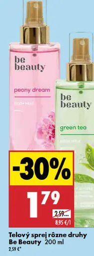 Be Beauty Telový sprej rôzne druhy