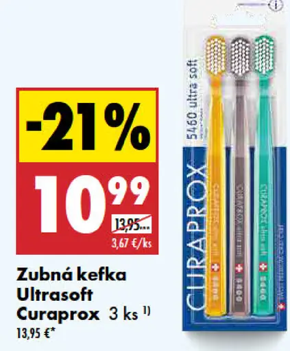 Curaprox zubné kefky ultrasoft
