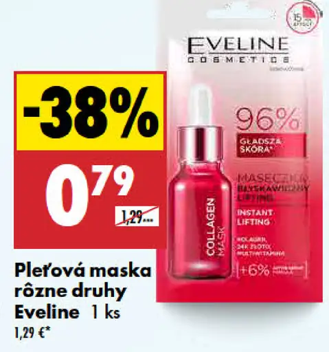 Eveline pleťová maska