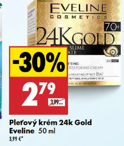 24k Gold pleťový krém