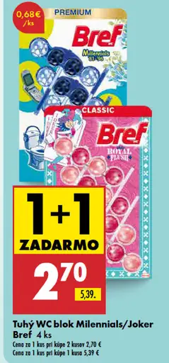 Bref tuhý WC blok Millennials/Joker