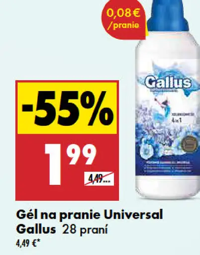 Gallus Gél na pranie Universal