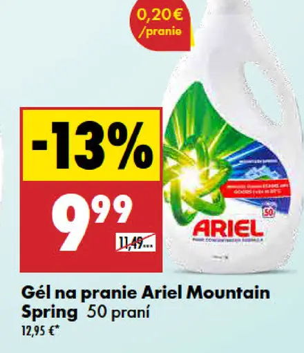Ariel Gél na pranie Mountain Spring