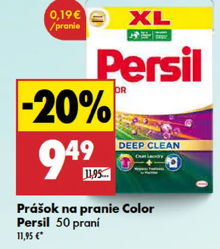Persil prášok na pranie Color