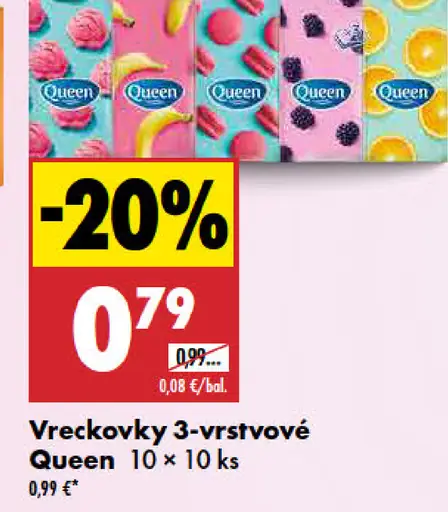 Queen Vreckovky 3-vrstvové