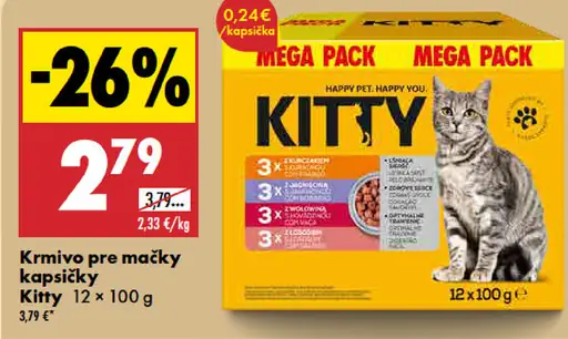 Kitty kapsičky pre mačky