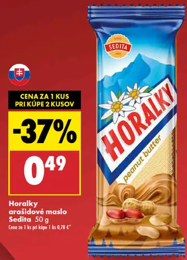 Sedita Horalky arašidové maslo