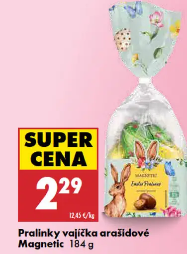 Magnetic pralinky vajíčka arašidové