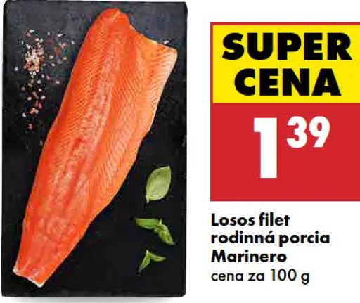 Losos filet rodinná porcia Marinero