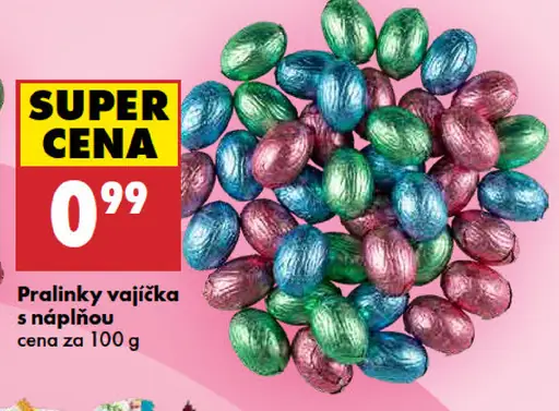 Magnetic pralinky vajíčka s náplňou