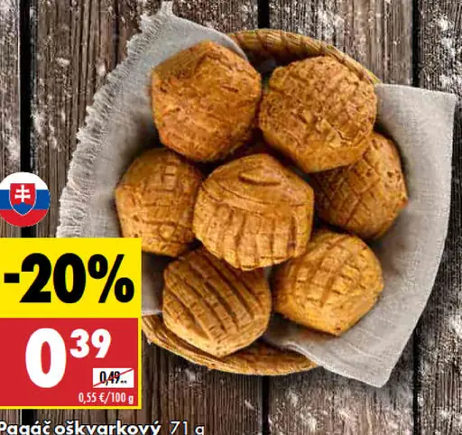 Pagáč oškvarkový