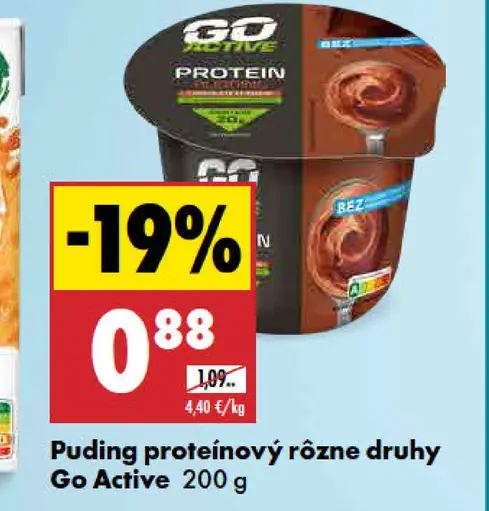 Go Active puding proteínový