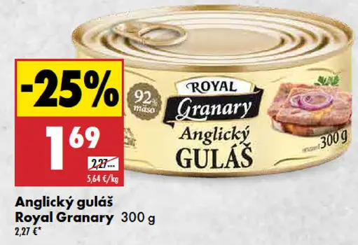 Royal Granary Anglický guláš