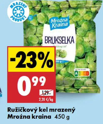 Mrožna kraina ružičkový kel mrazený