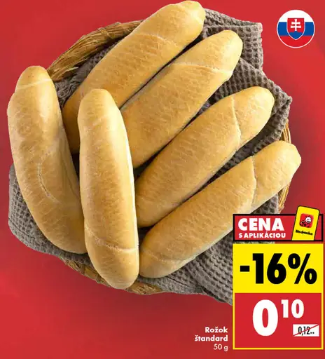 Biedronka rožok štandard