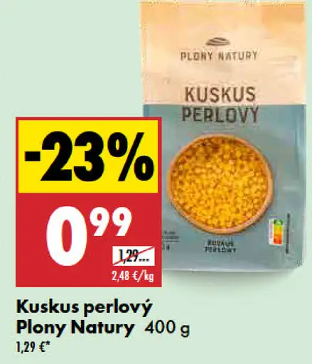 Plony Natury Kuskus perlový