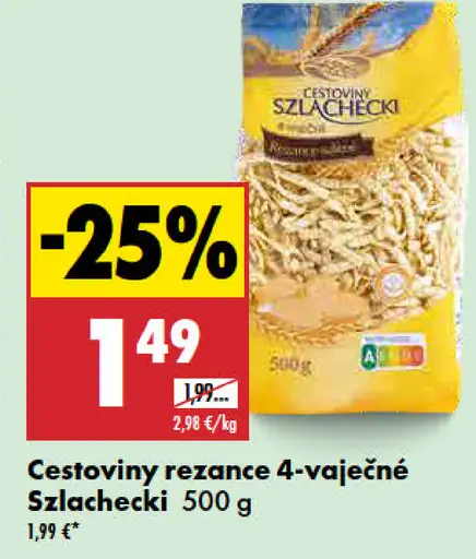 Szlachecki cestoviny rezance 4-vaječné