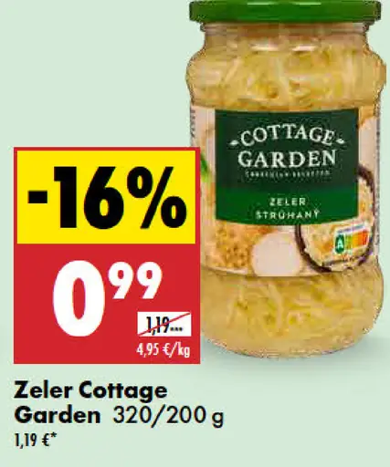 Cottage Garden zeler sterilizovaný