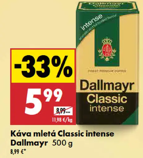 Káva mletá Dallmayr classic intense