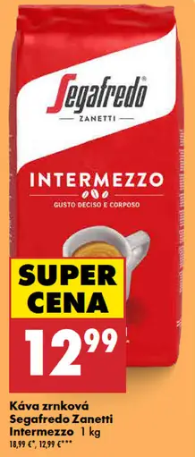 Segafredo Zanetti Intermezzo Káva zrnková