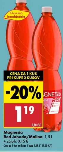 Magnesia Jahoda/Malina Red
