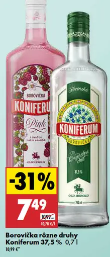 Koniferum Borovička 37,5%
