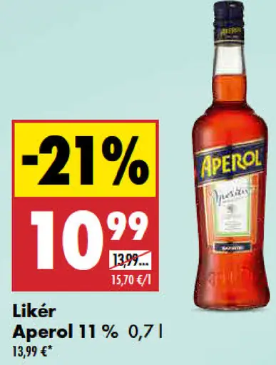 Aperol 11 % likér