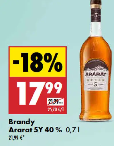 Brandy Ararat 5Y 40 %