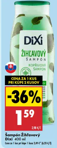 Dixi Žihľavový šampón