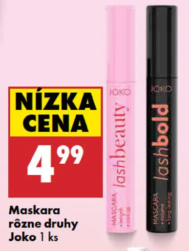 Joko maskara rôzne druhy