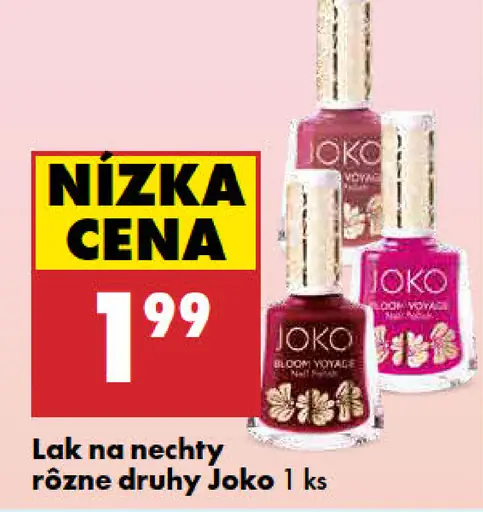Joko lak na nechty rôzne druhy