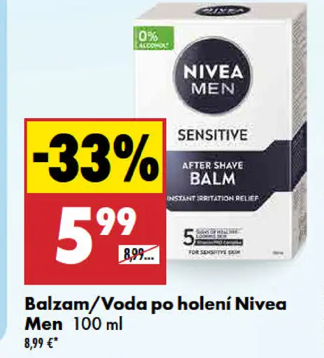 Nivea Men balzam/voda po holení Sensitive