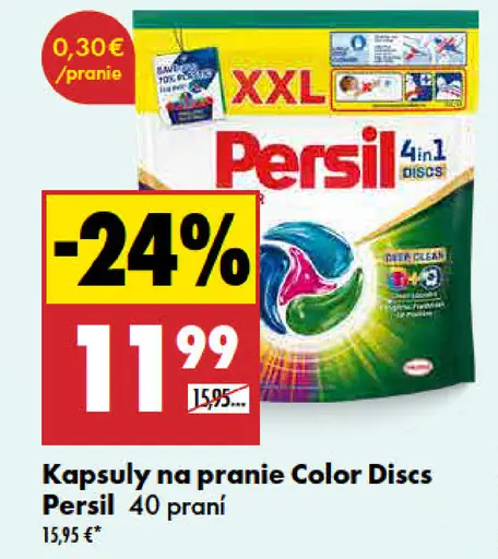 Persil kapsuly na pranie Color Discs