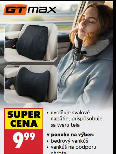 GT Max vankúš do auta