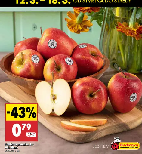 Jablká sandomierske ukladané