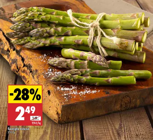 Špargľa zelená