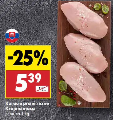 Kuriacie prsnè rezne Krajina mäsa