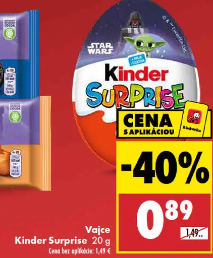 Kinder Surprise vajíčko