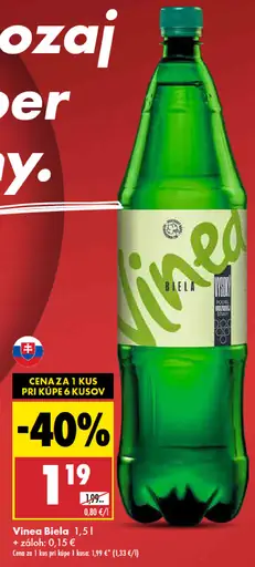 Vinea biela nealkoholický nápoj