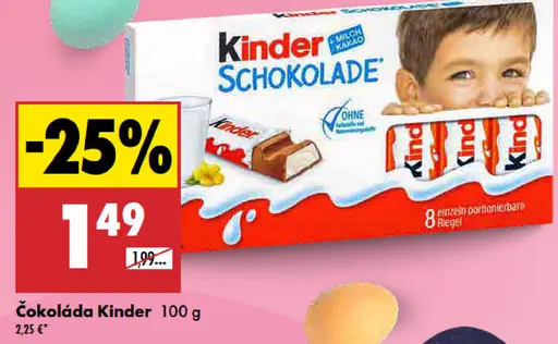 Kinder čokoláda