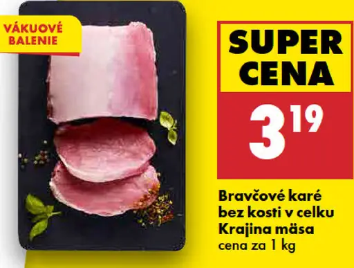 Bravčové karé bez kosti, v celku Krajina mäsa