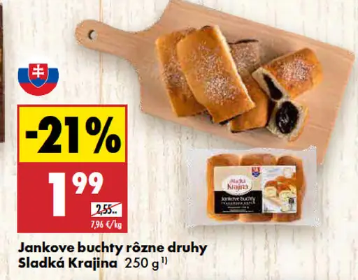 Sladká Krajina Jankove buchty rôzne druhy