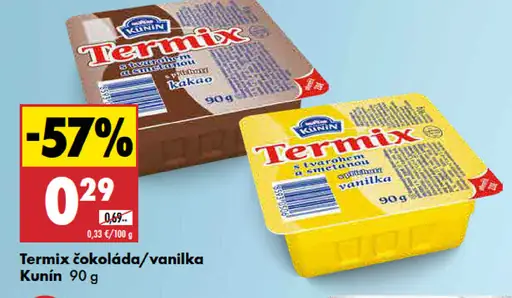 Kunín Termix čokoláda/vanilka
