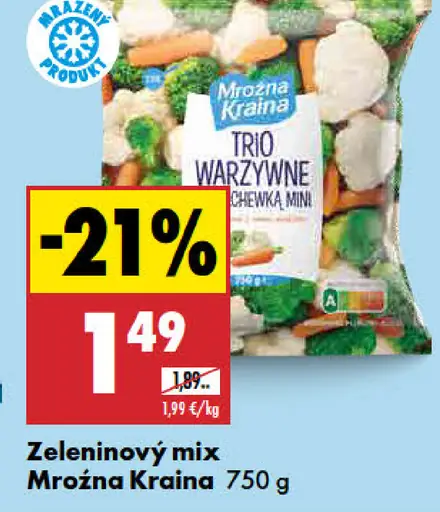 Mrożna Kraina Zeleninový mix