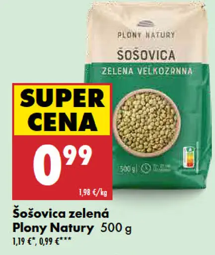 Plony Natury Šošovica zelená