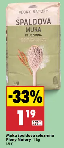 Plony Natury Múka špáldová celozrnná