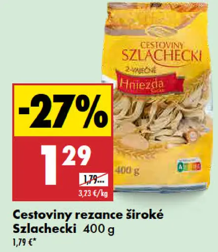 Szlachecki cestoviny rezance široké