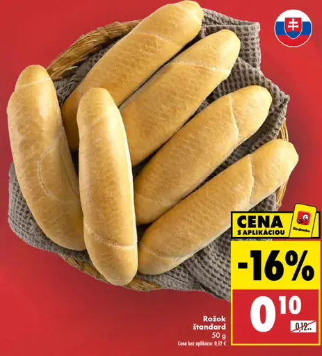 Biedronka rožok štandard