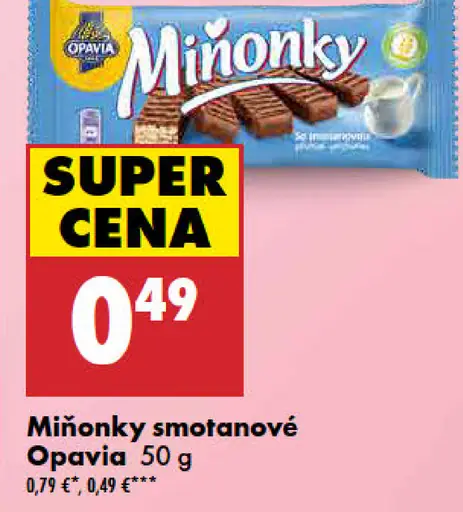 Miňonky smotanové