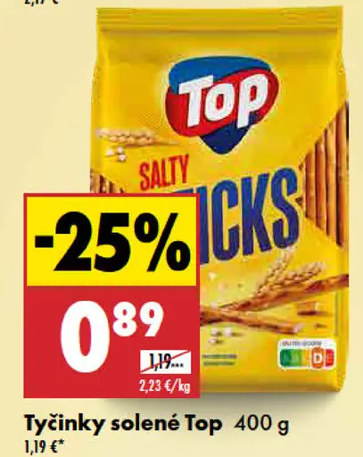 Top Tyčinky solené